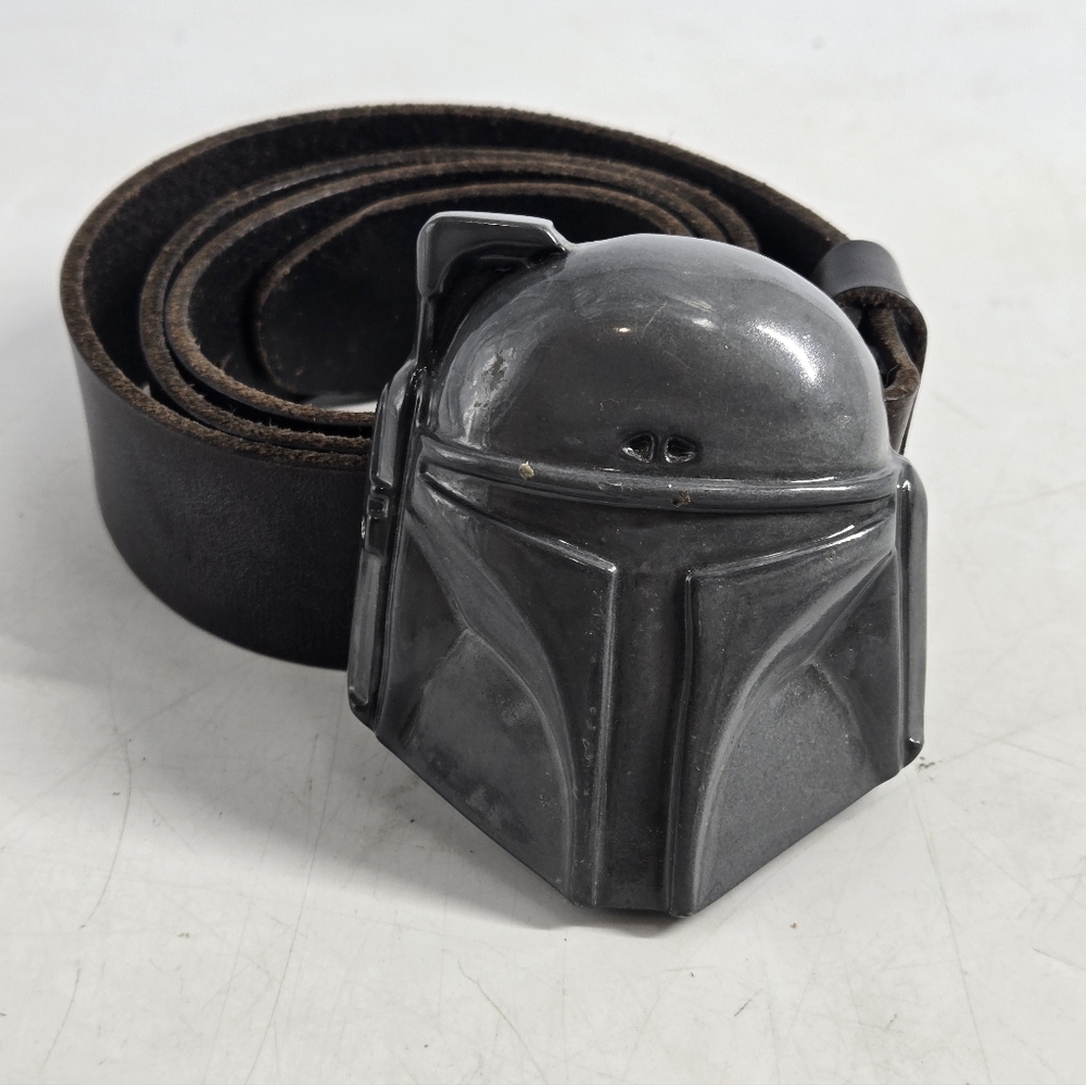 Vintage 2005 Star Wars Boba Fett Helmet Buckle 34-36W